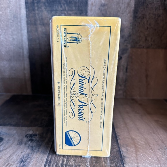 Trivial Pursuit Genus II Edition Subsidiary Card Set Vtg New Sealed 1984 - Picture 2 of 4